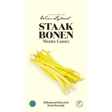 Pole Bean - Cultivar "Monte Gusto" - Staakbonen Monte Gusto - Wim Lybaert Zaaigoed