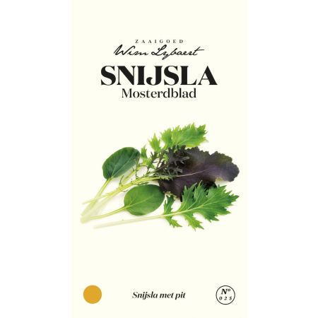 Mustard Greens (Mustard Leaf) - Snijsla Mosterdblad - Wim Lybaert Zaaigoed