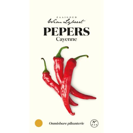 Cayenne Pepper - Pepers Cayenne - Wim Lybaert Zaaigoed