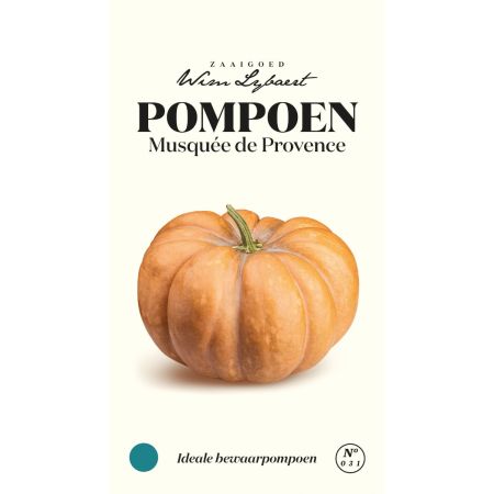 Musquée De Provence (Provence Musquée Squash) - Pompoen Musquee De Provence - Wim Lybaert Zaaigoed