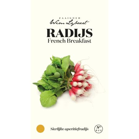 French Breakfast Radish - Radijs French Breakfast - Wim Lybaert Zaaigoed