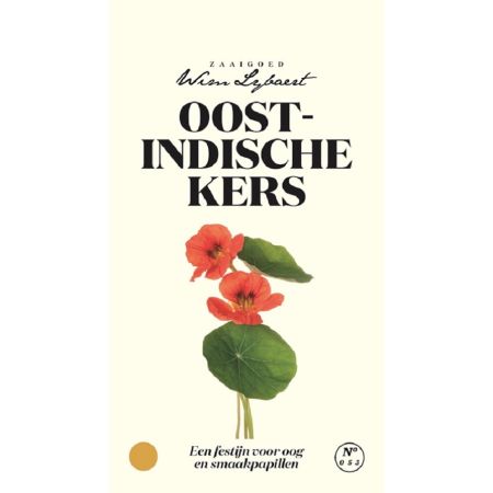 Nasturtium - Cultivar 'Black Velvet' - Oost-Indische Kers Black Velvet - Wim Lybaert Zaaigoed