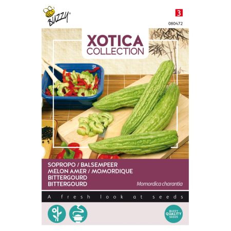 Bitter Melon (Also Called Bitter Gourd Or Balsam Pear) - Buzzy Xotica Sopropo, Balsempeer