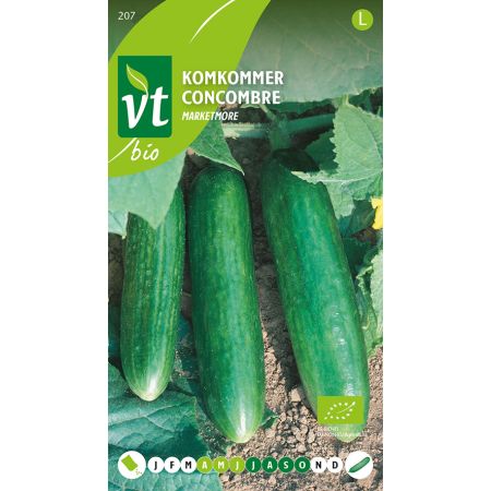 Marketmore Cucumber - Komkommer Marketmore Bio