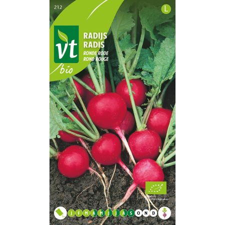 Round Red Radish - Radijs Ronde Rode Bio