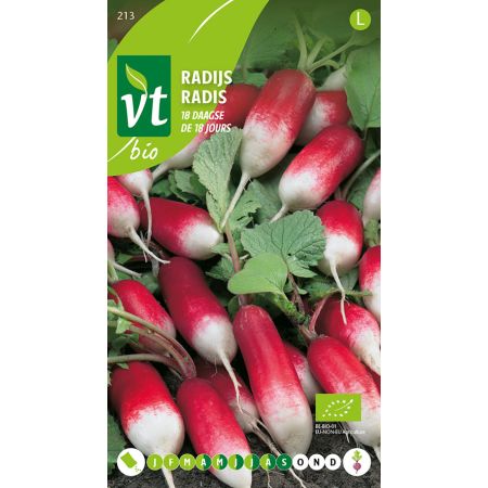 18‑Day Radish (Radish) - Radijs 18-Daagse Bio