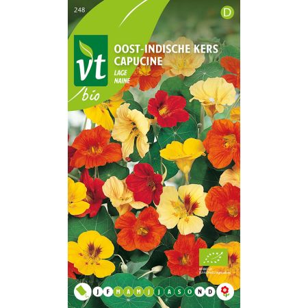 Dwarf Nasturtium (Garden Nasturtium) - Bio Oost-Indische Kers Lage
