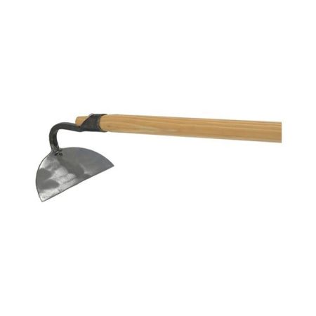 Halvemaanhak gesmeed 10 cm met steel