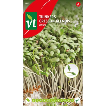 Garden Cress (Cultivar 'Presto') - Tuinkers Presto