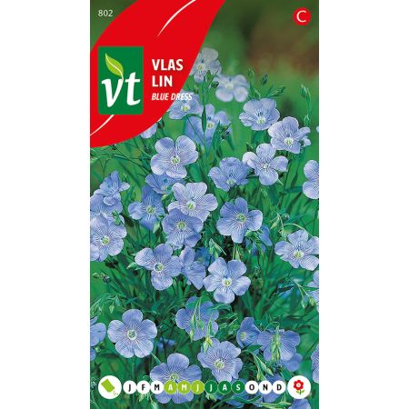 Blue Dress Flax - Vlas Blue Dress