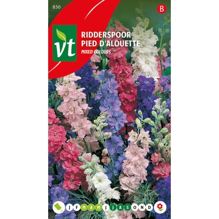 Annual Larkspur - Ridderspoor Eenjarige Sublime Mix