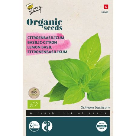 Lemon Basil - Buzzy Organic Basilicum Citroensmaak (BIO)
