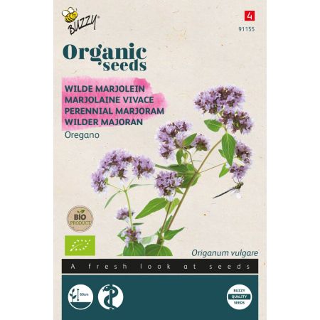 Wild Marjoram (Oregano) - Buzzy Organic Wilde Marjolein - Oregano (BIO)