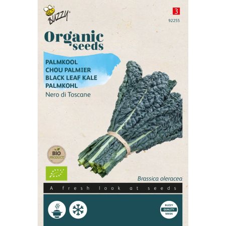 Lacinato Kale (Tuscan Kale, Black Kale) - Buzzy Organic Palmkool Nero di Toscana (BIO)