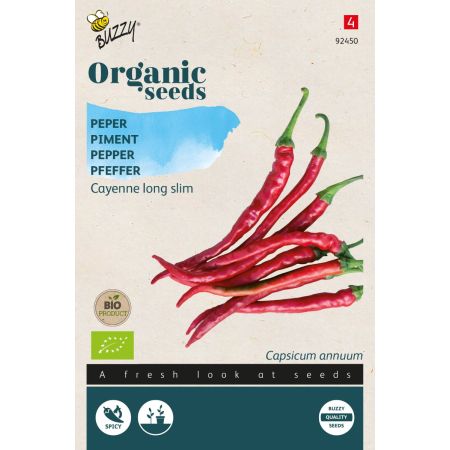Cayenne Pepper - Buzzy Organic Peper Cayenne long slim (BIO)