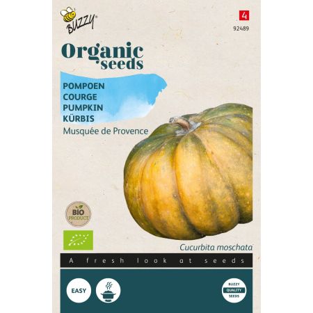 Musquée De Provence Squash (Also Called Muscat De Provence Or Provence Pumpkin) - Buzzy Organic Eetbare Pompoen Musquée de Provence  (BIO)