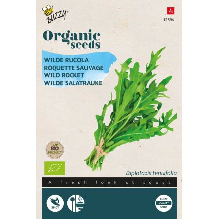 Wild Rocket (Arugula) - Buzzy Organic Wilde Rucola  (BIO)