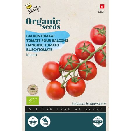Koralik Cherry Tomato (Balcony Tomato) - Buzzy Organic Balkontomaat Koralik (BIO)