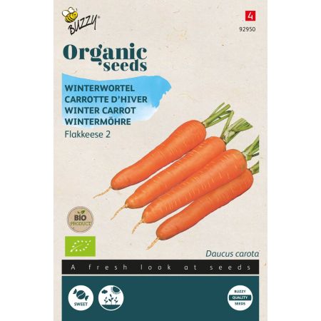 Winter Carrot (Carrot) - Buzzy Organic Winterwortelen Flakkese 2 (BIO)