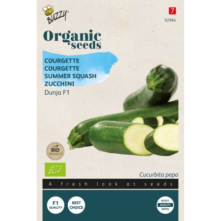 Courgette (Zucchini) - Buzzy Organic Courgette Dunja F1 (BIO)
