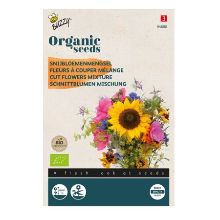 Buzzy Organic Cut Flower Mix - Buzzy Organic Snijbloemenmengsel (BIO)
