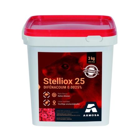 Stelliox 25 - Efficient Pest Control with Outdoor Rat and Mice Poison 3kg - Free shipping